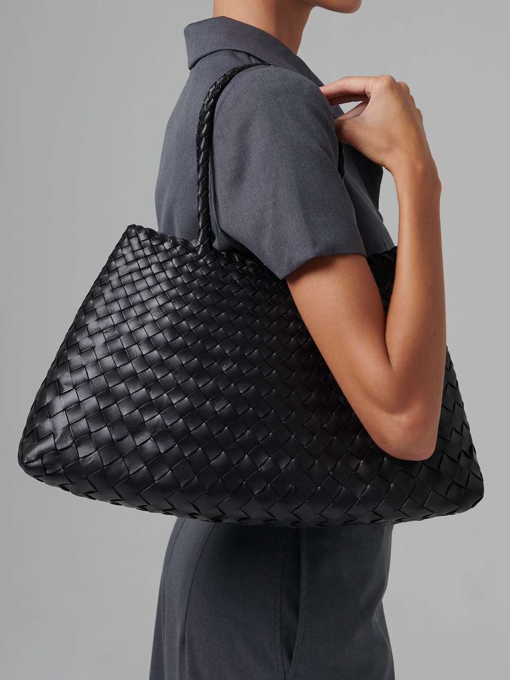 NEW DRAGON DIFFUSION SANTA CROCE BIG BAG - BLACK